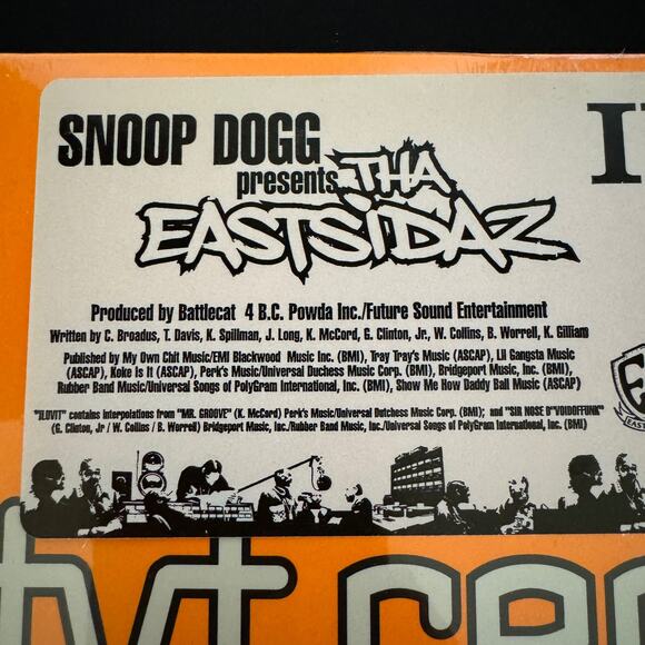 Snoop Dogg and the Eastsidaz Record 2001 Album ILUVIT Orange Clean & Explicit - Picture 2 of 6